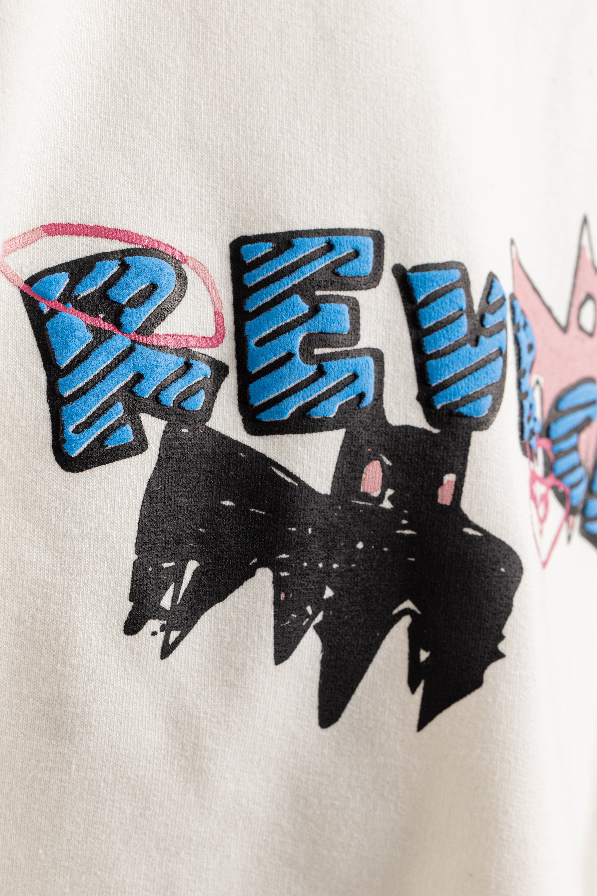 Alternate angle of Abstract Chaos T Shirt by Revrce, oversized unisex streetwear t-shirt