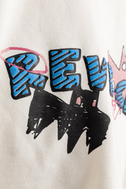 Alternate angle of Abstract Chaos T Shirt by Revrce, oversized unisex streetwear t-shirt