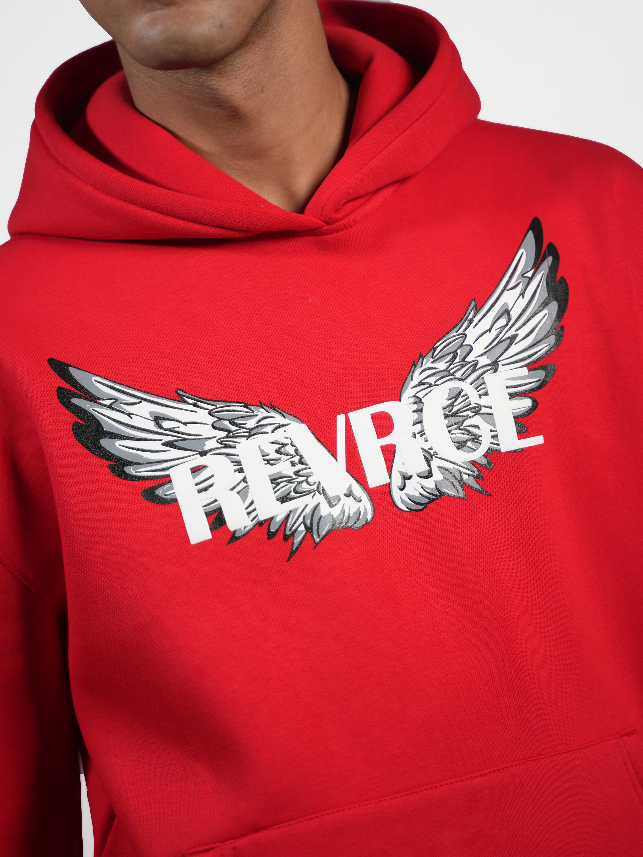 RED ANGEL HOODIE - REVRCE