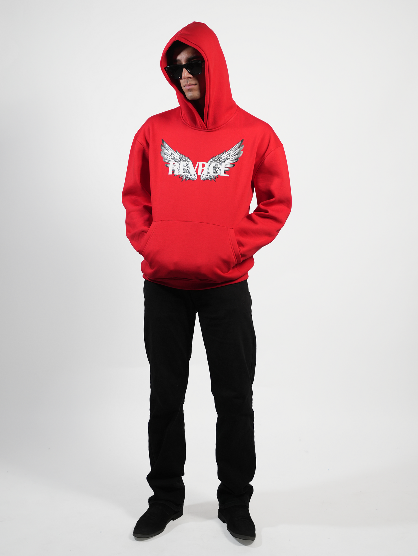 RED ANGEL HOODIE - REVRCE