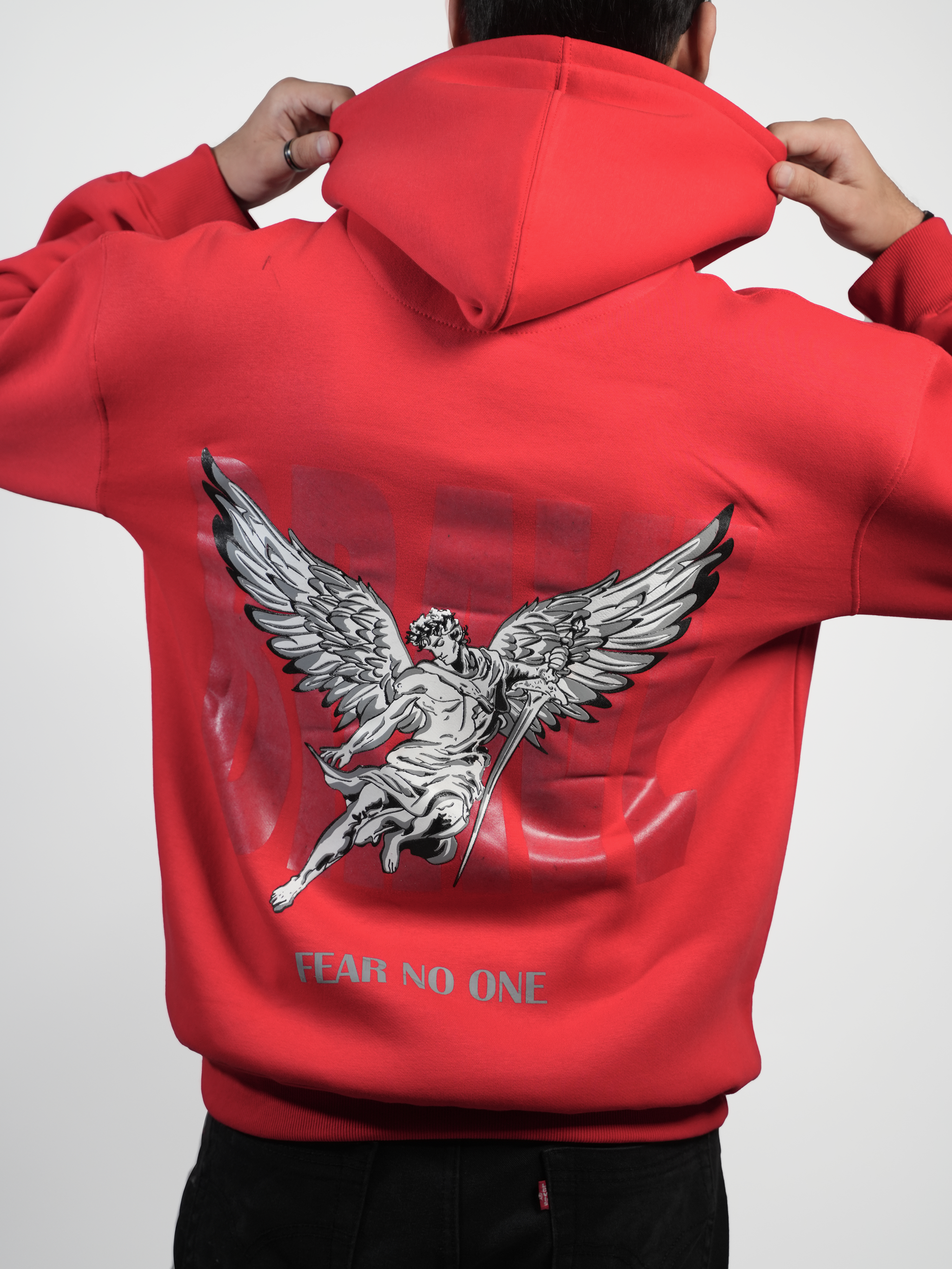 RED ANGEL HOODIE - REVRCE