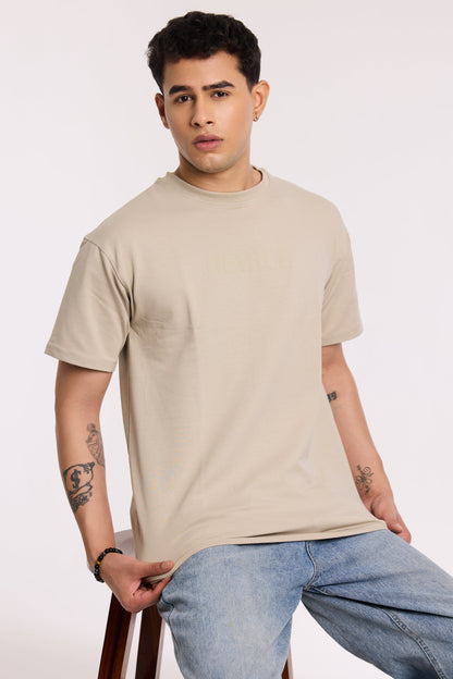 Alternate angle of Concrete Soul T Shirt by Revrce, oversized unisex streetwear t-shirt