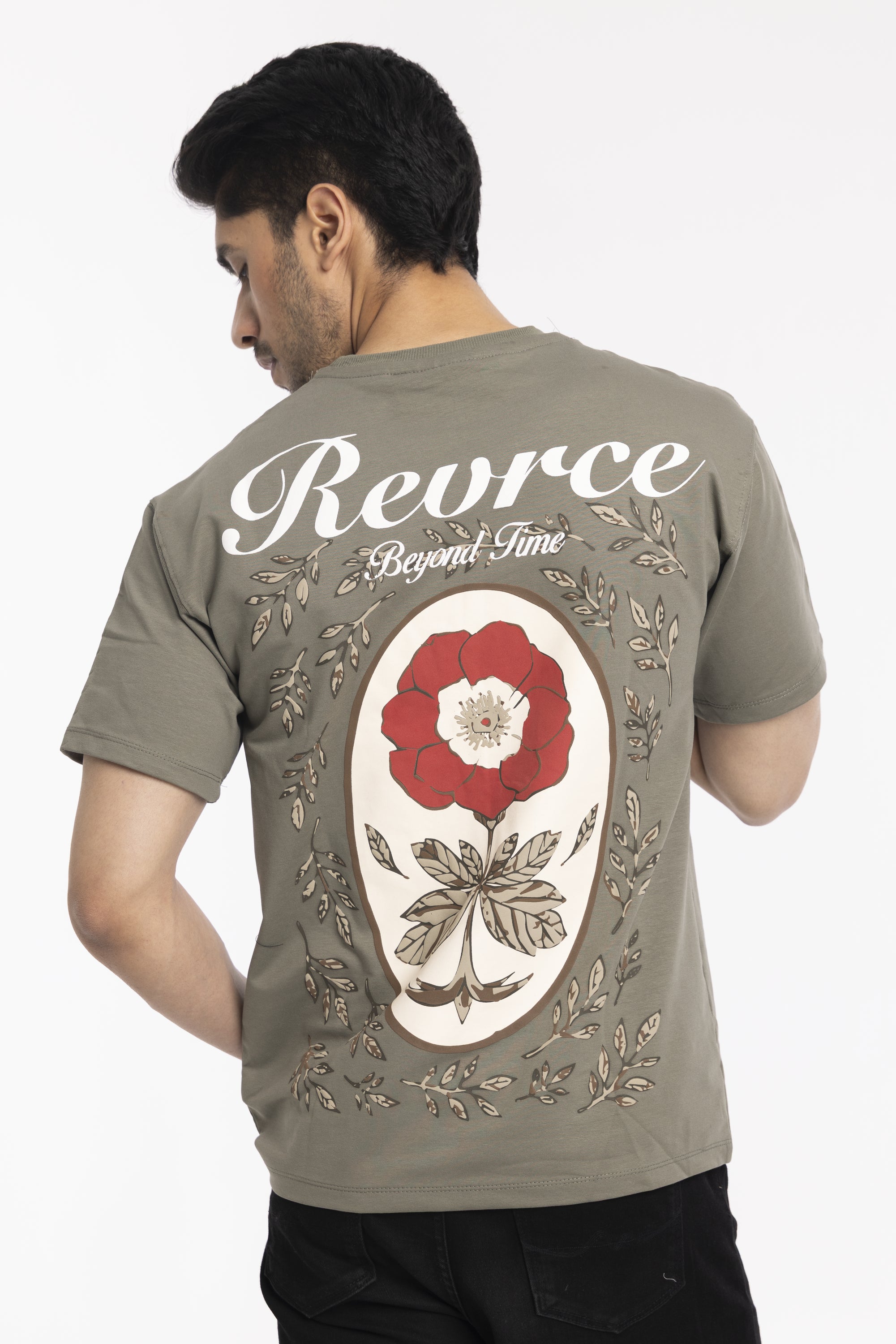 OLIVE BEYOND TIME T-SHIRT